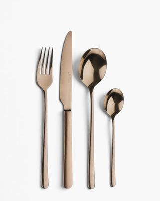 Pinti 1929 Sky 18/10 stainless steel cutlery set Treasure Copper Set 24 - Buy now on ShopDecor - Discover the best products by PINTI 1929 design