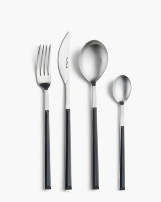 Pinti 1929 Sushi Pro 18/10 satin-finish stainless steel cutlery set with ABS handle Matt Black Set 24 - Buy now on ShopDecor - Discover the best products by PINTI 1929 design