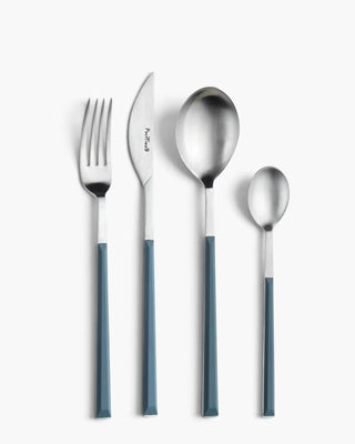 Pinti 1929 Sushi Pro 18/10 satin-finish stainless steel cutlery set with ABS handle Matt Blue Set 24 - Buy now on ShopDecor - Discover the best products by PINTI 1929 design