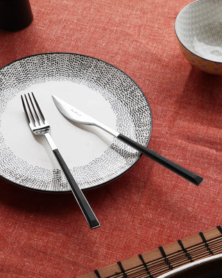 Set di posate in acciaio inox 18/10 satinato con manico in ABS Pinti 1929 Sushi Satin