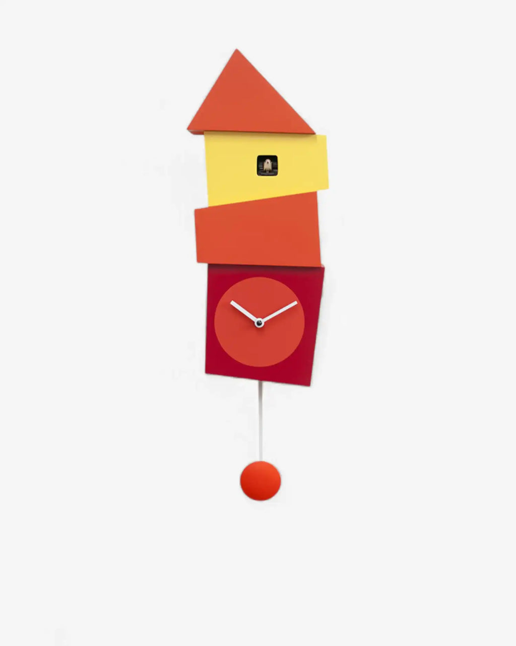 Progetti Crooked cuckoo clock by Alberto Sala