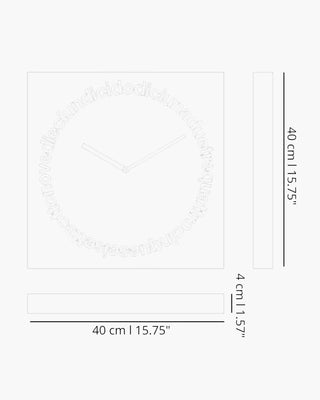 Progetti Dodici clock - Buy now on ShopDecor - Discover the best products by PROGETTI design