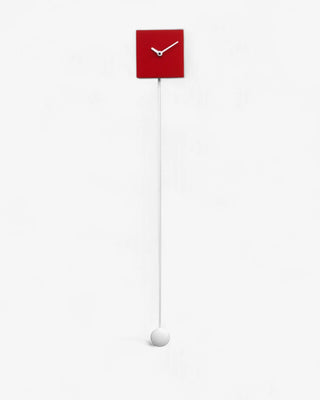 Progetti Long_time clock Progetti Red - Buy now on ShopDecor - Discover the best products by PROGETTI design