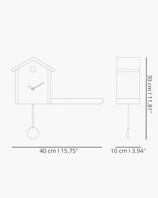 Progetti My House cuckoo clock - Buy now on ShopDecor - Discover the best products by PROGETTI design