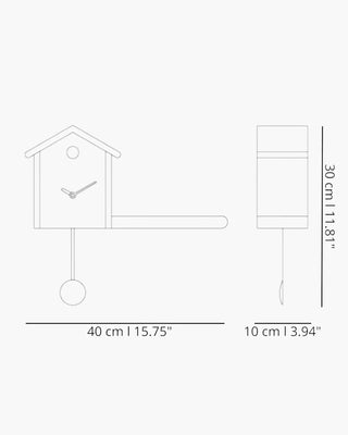 Progetti My House cuckoo clock - Buy now on ShopDecor - Discover the best products by PROGETTI design