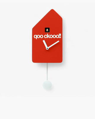 Progetti Q01 cuckoo clock Progetti Red - Buy now on ShopDecor - Discover the best products by PROGETTI design