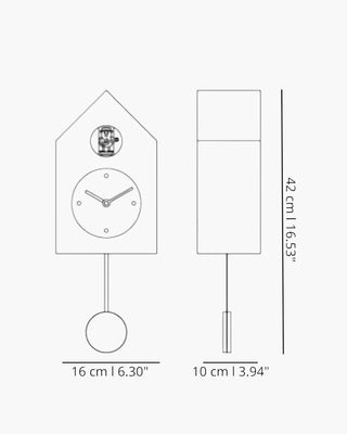 Progetti Rockbird cuckoo clock - Buy now on ShopDecor - Discover the best products by PROGETTI design