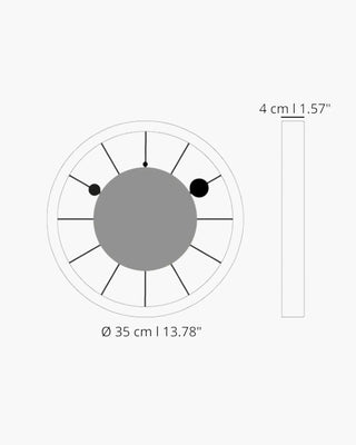 Progetti Roulette clock - Buy now on ShopDecor - Discover the best products by PROGETTI design