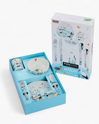 Puresigns Manao set 7 pieces children's tableware - Buy now on ShopDecor - Discover the best products by PURESIGNS design