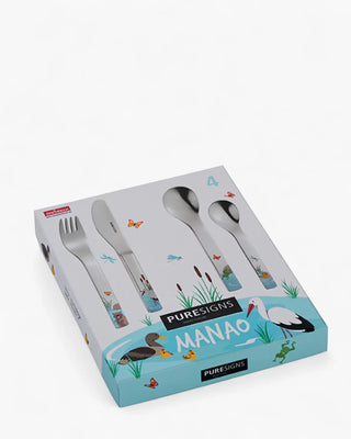 Puresigns Manao set 4 pieces children's cutlery - Buy now on ShopDecor - Discover the best products by PURESIGNS design