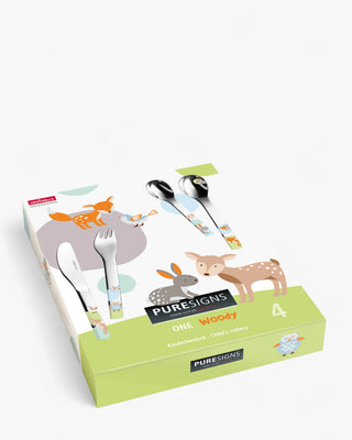 Puresigns Woody set 4 pieces children's cutlery - Buy now on ShopDecor - Discover the best products by PURESIGNS design