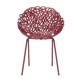 Qeeboo Bacana Chair Outdoor set 2 chairs Qeeboo Dark red - Buy now on ShopDecor - Discover the best products by QEEBOO design
