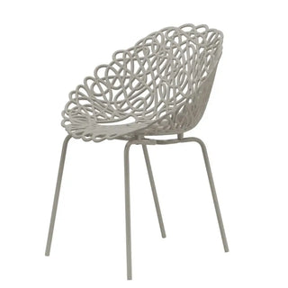 Qeeboo Bacana Chair Outdoor set 2 chairs Qeeboo Dove grey - Buy now on ShopDecor - Discover the best products by QEEBOO design