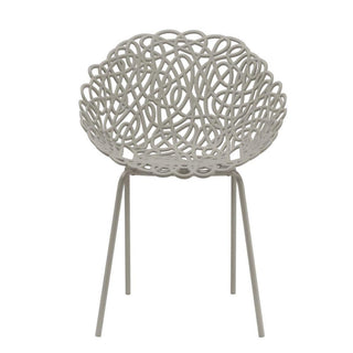 Qeeboo Bacana Chair Outdoor set 2 chairs Qeeboo Dove grey - Buy now on ShopDecor - Discover the best products by QEEBOO design