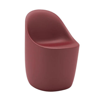 Qeeboo Cobble Chair in recyclable polyethylene Qeeboo Indian Red - Buy now on ShopDecor - Discover the best products by QEEBOO design