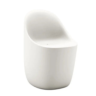 Qeeboo Cobble Chair in recyclable polyethylene Qeeboo Warm White - Buy now on ShopDecor - Discover the best products by QEEBOO design