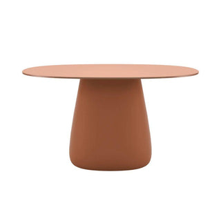 Qeeboo Cobble Table table with HPL top diam. 135 cm. Qeeboo Terracotta - Buy now on ShopDecor - Discover the best products by QEEBOO design