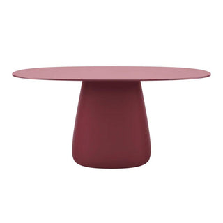 Qeeboo Cobble Table table with HPL top diam. 160 cm. Qeeboo Indian Red - Buy now on ShopDecor - Discover the best products by QEEBOO design