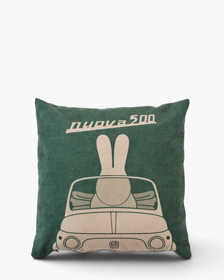 Qeeboo x Fiat 500 Rabbit Ride cushion