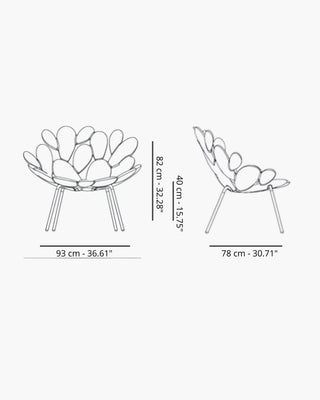 Qeeboo Filicudi Armchair Colored lounge armchair - Buy now on ShopDecor - Discover the best products by QEEBOO design