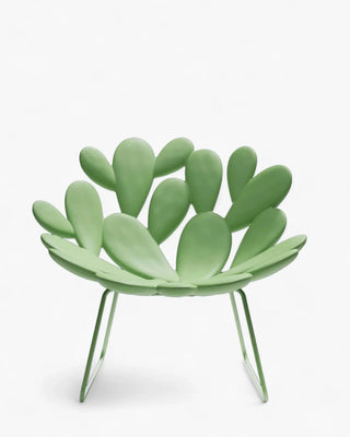 Qeeboo Filicudi Armchair With Sledge Base armchair Qeeboo Balsam Green - Buy now on ShopDecor - Discover the best products by QEEBOO design