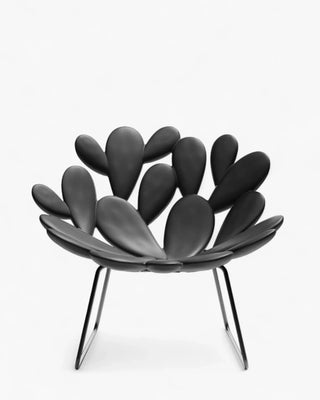 Qeeboo Filicudi Armchair With Sledge Base armchair Qeeboo Black - Buy now on ShopDecor - Discover the best products by QEEBOO design