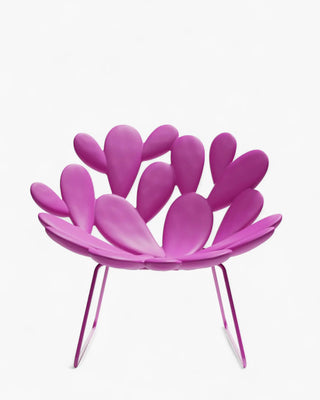 Qeeboo Filicudi Armchair With Sledge Base armchair Qeeboo Fuchsia - Buy now on ShopDecor - Discover the best products by QEEBOO design