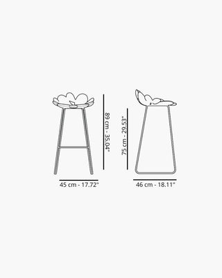 Qeeboo Filicudi Stool seat - Buy now on ShopDecor - Discover the best products by QEEBOO design