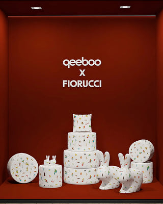 Qeeboo x Fiorucci Ceramic Rabbit XS
