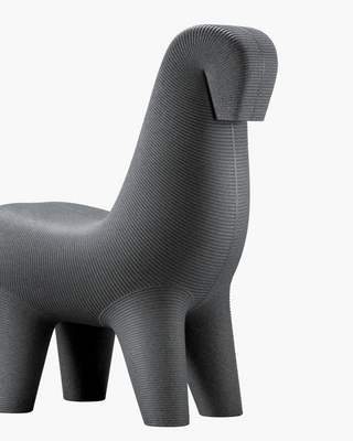 Qeeboo Ghoda chair in recyclable polyethylene - Buy now on ShopDecor - Discover the best products by QEEBOO design