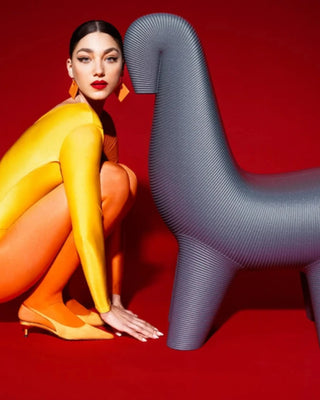 Qeeboo Ghoda chair in recyclable polyethylene - Buy now on ShopDecor - Discover the best products by QEEBOO design