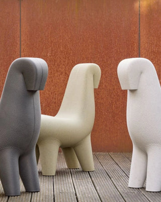 Qeeboo Ghoda chair in recyclable polyethylene - Buy now on ShopDecor - Discover the best products by QEEBOO design