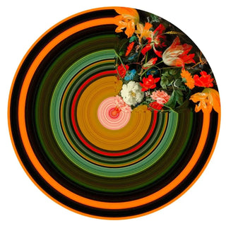 Qeeboo Glitch Round carpet diam. 200 cm. - 78.74 in. Qeeboo Yellow - Buy now on ShopDecor - Discover the best products by QEEBOO design