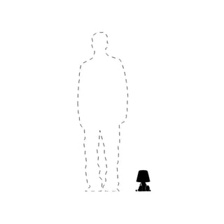 Qeeboo Golden Brothers portable LED table lamp - Buy now on ShopDecor - Discover the best products by QEEBOO design