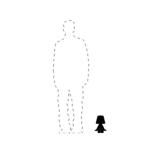 Qeeboo Golden Brothers portable LED table lamp - Buy now on ShopDecor - Discover the best products by QEEBOO design