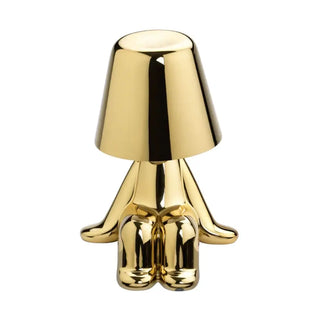 Qeeboo Golden Brothers portable LED table lamp Sam - Buy now on ShopDecor - Discover the best products by QEEBOO design