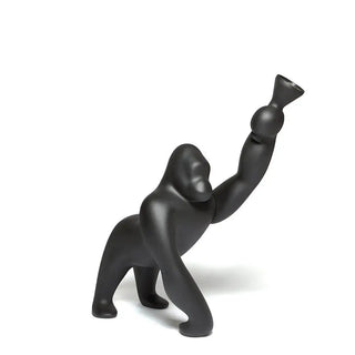 Qeeboo Kong XS Lamp in the shape of a gorrilla Qeeboo Black - Buy now on ShopDecor - Discover the best products by QEEBOO design