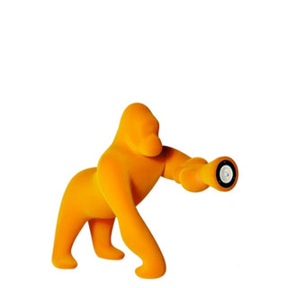 Qeeboo Kong XS Velvet Finish lamp in the shape of a gorilla - Buy now on ShopDecor - Discover the best products by QEEBOO design