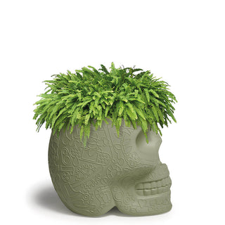 Qeeboo Mexico planter and champagne cooler in the shape of a skull