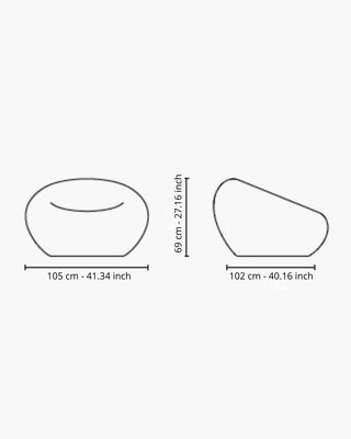 Qeeboo Nami armchair - Buy now on ShopDecor - Discover the best products by QEEBOO design