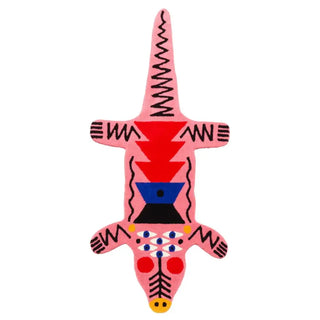 Qeeboo Oggian Crocopink Teppich