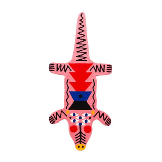 Qeeboo Oggian Crocopink Teppich