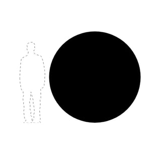 Qeeboo Oggian Στρογγυλό χαλί διάμ. 200 εκ. - 78.74 in.