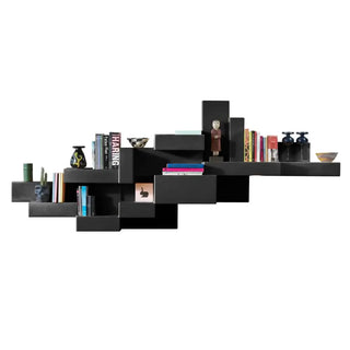 Qeeboo Primitive bookshelf Qeeboo Black XL - Buy now on ShopDecor - Discover the best products by QEEBOO design