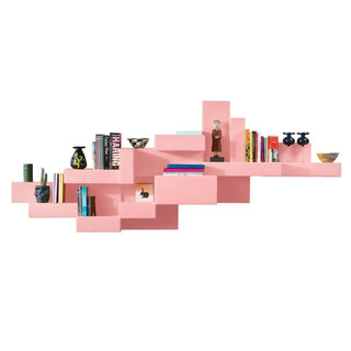 Qeeboo Primitive bookshelf Qeeboo Pink XL - Buy now on ShopDecor - Discover the best products by QEEBOO design