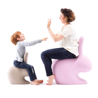 Qeeboo Rabbit Chair in the shape of a rabbit - Buy now on ShopDecor - Discover the best products by QEEBOO design