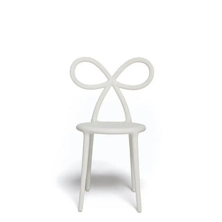 Qeeboo Ribbon Set of 2 Chairs in polyethylene Qeeboo White - Buy now on ShopDecor - Discover the best products by QEEBOO design