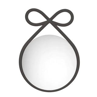 Qeeboo Ribbon Mirror Qeeboo Black - Buy now on ShopDecor - Discover the best products by QEEBOO design