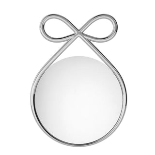 Qeeboo Ribbon Mirror Metal Finish Qeeboo Silver - Buy now on ShopDecor - Discover the best products by QEEBOO design
