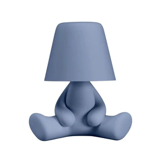Qeeboo Sweet Brothers portable LED table lamp Qeeboo Light blue Joe - Buy now on ShopDecor - Discover the best products by QEEBOO design